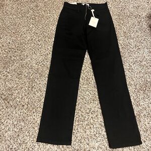 LTJ Classic Black Straight Leg Pants Style LP133 Size‎ 25